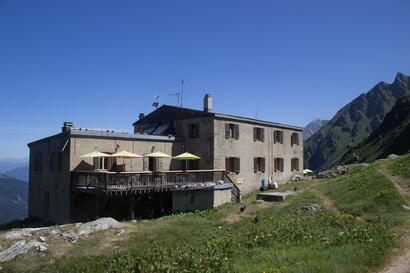 Refuge de Tré la Tête, stage alpi 2015, massif du Mont-Blanc Refuge de Tré la Tête, stage alpi 2015, massif du Mont-Blanc